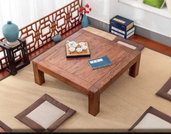 clutter coffee table square