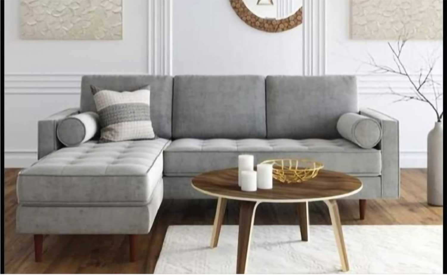 Elegance L shape sofa