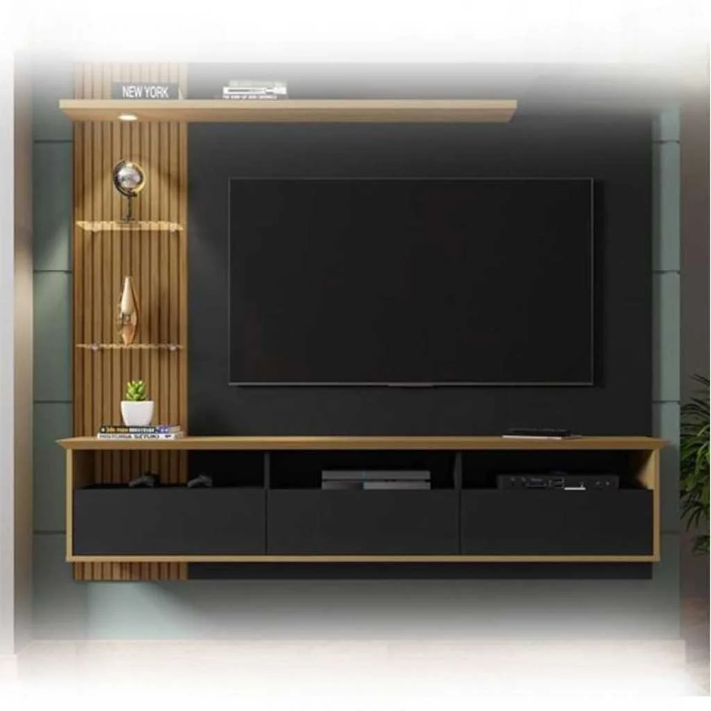 Pattren tv wall unit