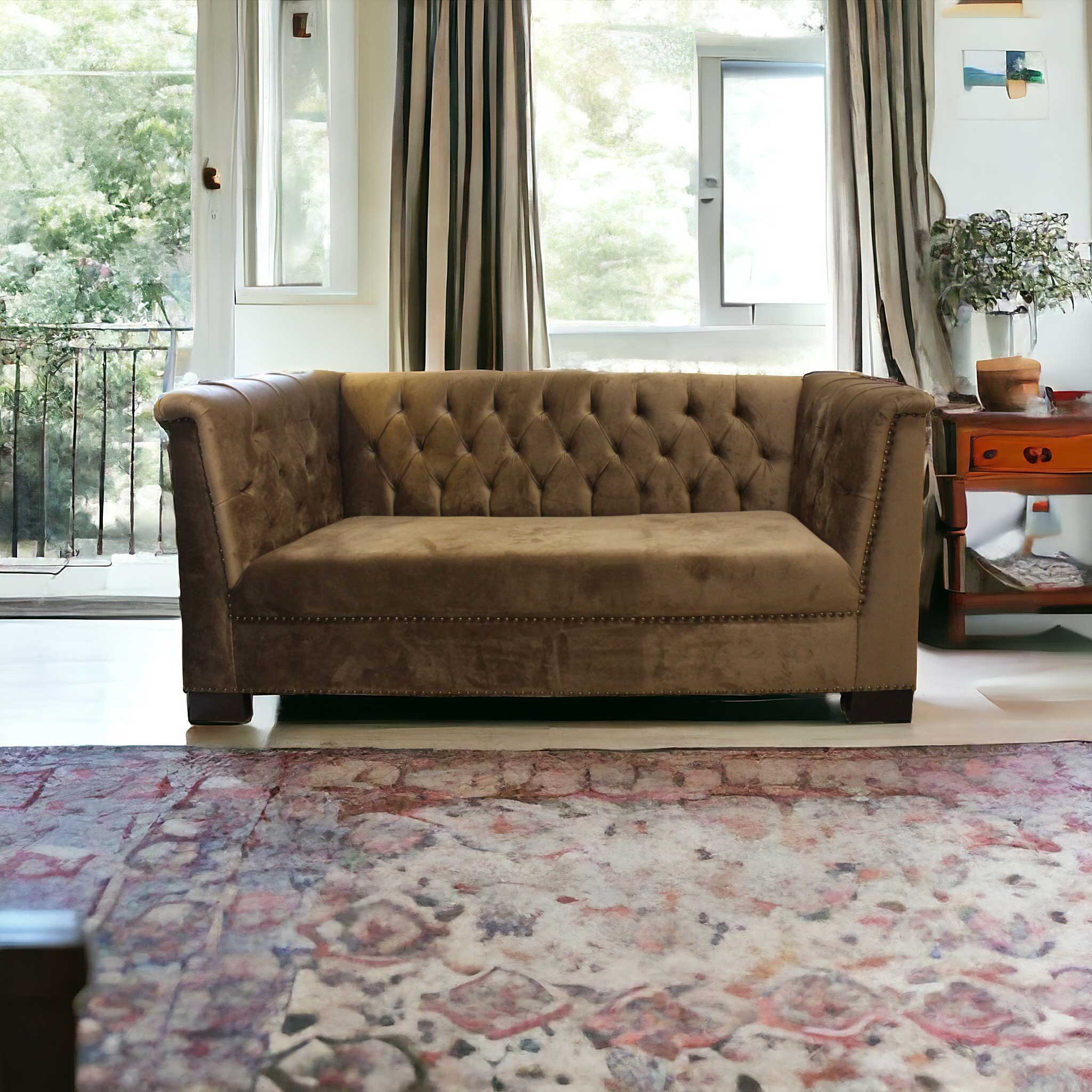 Silk sofa
