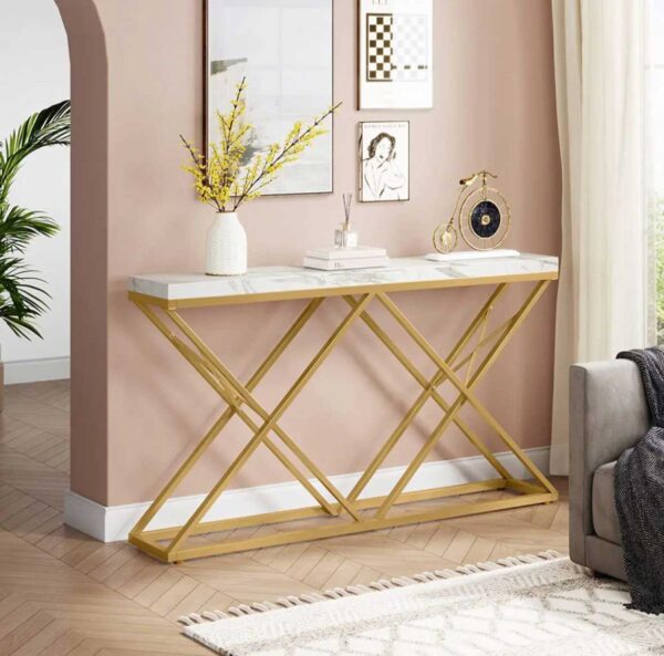 slate console table