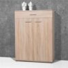 Oak shoe stand