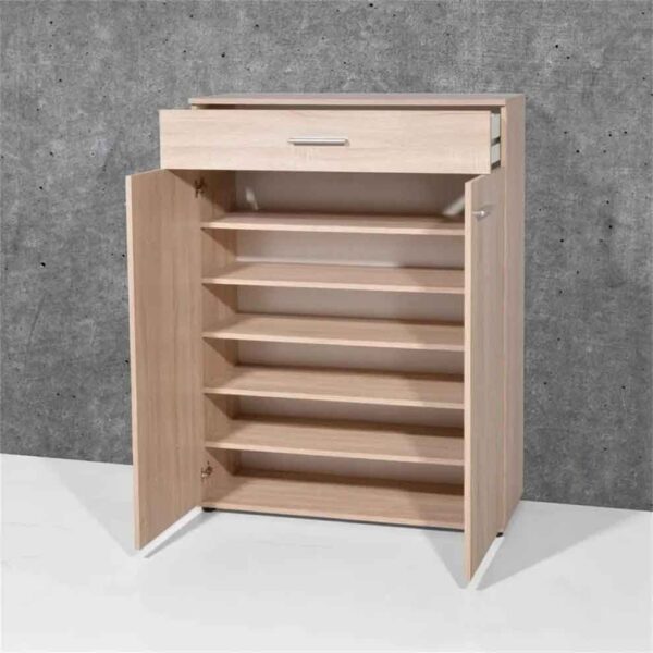 Oak shoe stand